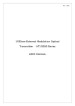 1550nm External Modulation Optical Transmitter