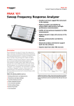 FRAX 101 Sweep Frequency Response Analyzer