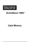 USER MANUAL SUPERSWAP 1000TM