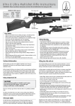 Ultra & Ultra Multishot Rifle Instructions