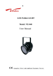 LED PAR64 LIGHT Model: NE