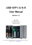 USB-87P1/2/4/8 User Manual