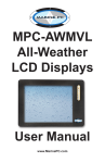 MPC-AWMVL All-Weather LCD Displays User Manual