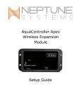 AquaController Apex Wireless Expansion Module Setup Guide