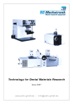 Technology for Dental Materials Research - [www.sdm