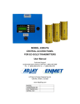 MODEL 4300-PG - Arjay Gas Detection for Ventilation & Control