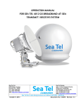 Sea Tel 4012 User Manual