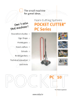 POCKET CUTTER* PC Series PC 10