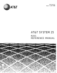 System 25 R2V1 Reference Manual