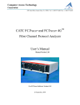 CATC FCTracer and TCTracer 4G Fibre Channel