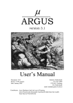 µ-ARGUS 3.1 manual