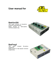 User manual for BeeHive304 and BeeProg3 programmers