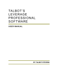 User Notes - Talbot Stevens