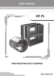 User`s manual "Dampers KP, PL" ( PDF 4,17Mb )