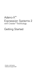 Adeno-X Expression Systems 2 with Creator Technology Getting