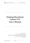 Datalog Educational System V3.0 User`s Manual