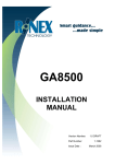 GA8500 Installation Manual