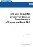 End User Manual for Directory of Services