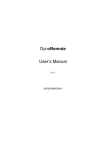 DynaRemote User`s Manual