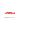 aramex.com User Guide