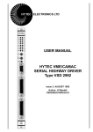 USER MANUAL HYTEC VME/CAMAC SERIAL HIGHWAY DRIVER