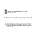 IC Portal – General Manager User Manual