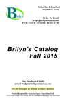 Brilyn`s Catalog Fall 2015