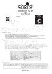 CCT500 CLIP TUNER User Manual