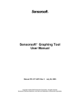 Sensorsoft Graphing Tool User Manual (SGT)