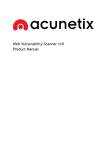 Web Vulnerability Scanner v10 Product Manual