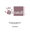 Thinstuff Touch RDP Server User Manual