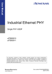 Ethernet PHY ASSP Singe Channel