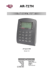 AR-727H User Manual v1.0 - Raytel Security Systems