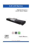 ILS-LM User Manual - Newport Corporation