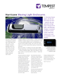 Hurricane Moving Light Enclosures