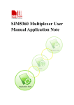 SIM5360 Multiplexer User Manual Application Note - MT
