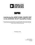 Interfacing the ADSP-21065L SHARC DSP to the