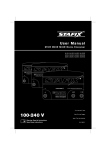 Stafix M12 M20 M36 User Manual