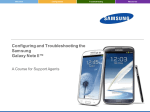 Configuring and Troubleshooting the Samsung Galaxy Note II™