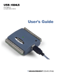 USB-1024LS User`s Guide