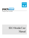 SEO Module User Manual