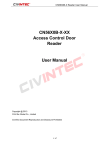 CN56X0B Access Control Door Reader User Manual v1.1