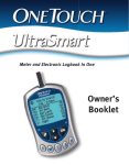 OneTouch UltraSmart ® Blood Glucose Monitoring System Owner`s