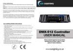 the DMX512 User Manual