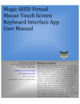 Magic iRIID Virtual Mouse Touch Screen Interface User Manual