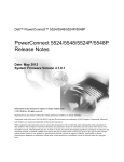 Dell PowerConnect 5548 release notes