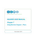 Chapter 7: Using Decision Support with Plans