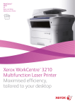 Xerox WorkCentre™ 3210 Multifunction Laser Printer Maximised