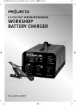6/12/24 volt automatic/manual workshop battery charger