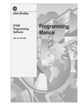 2707-801, DTAM Programming Software Programming Manual